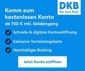 DKB - Kostenfreies Girokonto mit VISA Karte